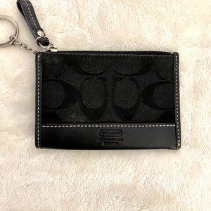 Coach Signature Mini Skinny ID Case Wallet/Holder